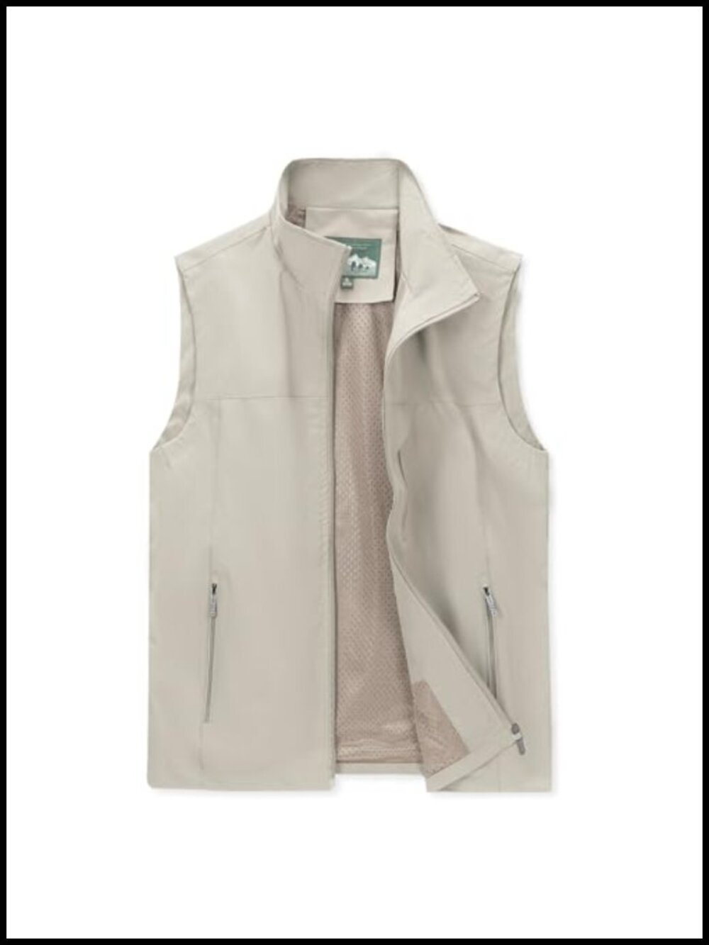 Men's Lightweight Safari Vest Multi-Pocket Sleeveless Utility Hiking Travel
